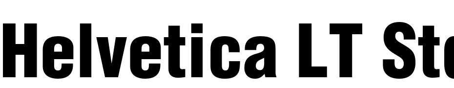 Helvetica LT Std Black Condensed Scarica Caratteri Gratis